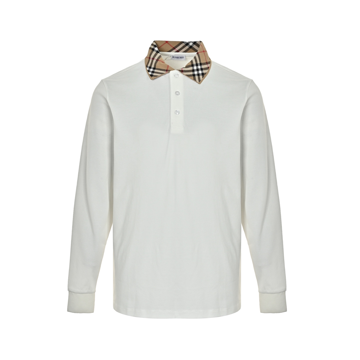 Burberry Long-Sleeve Polo Shirt
