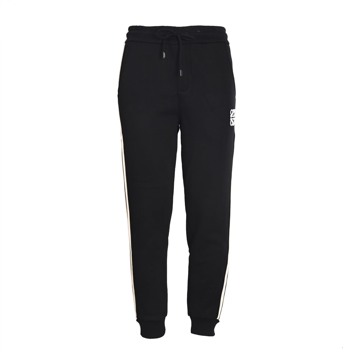 LOEWE Fleece-Lined Sweatpants with Logo-Embroidered Webbing