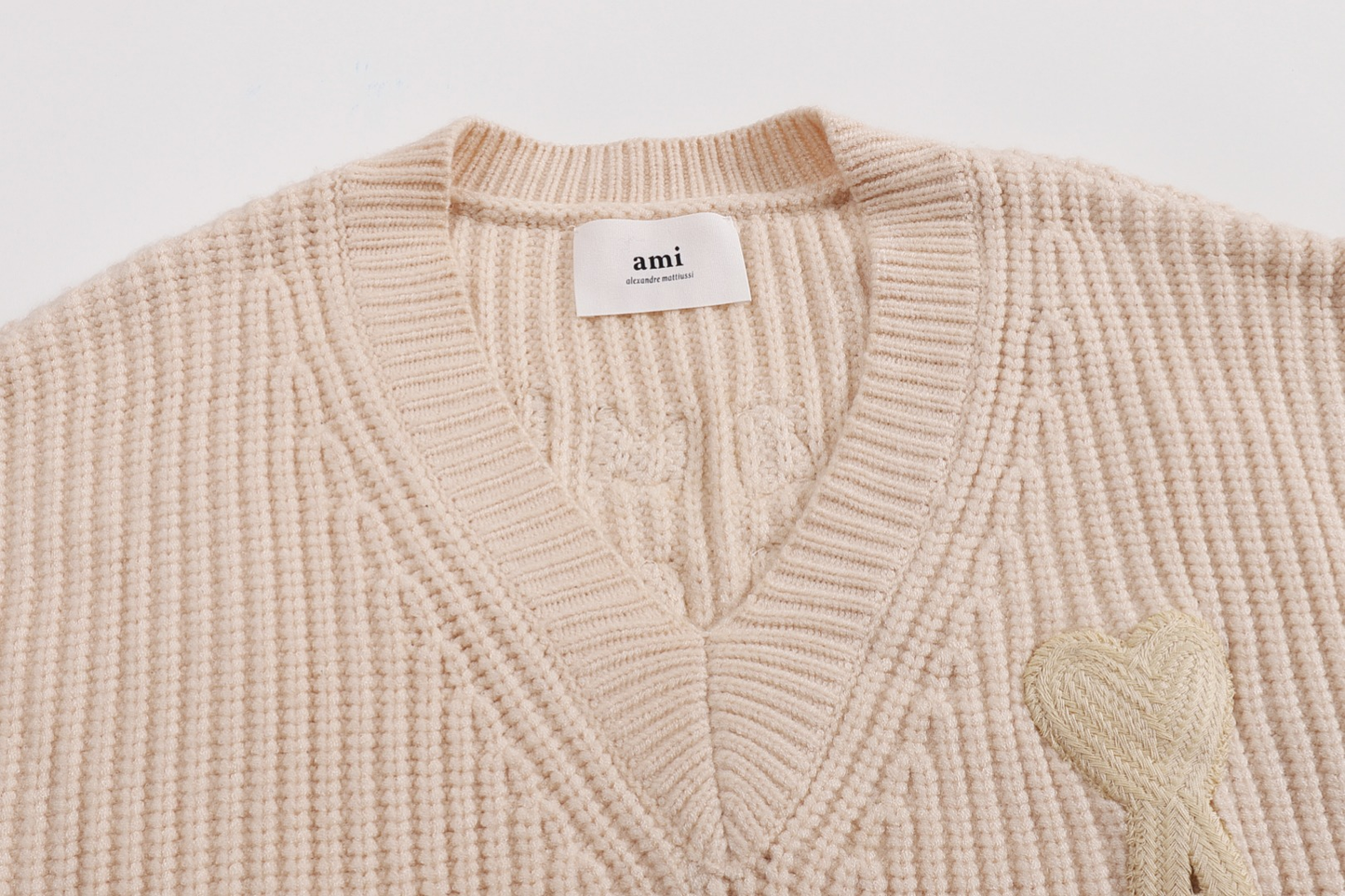 AMIPARIS Cotton & Wool Sweater - Premium Blend Knitwear