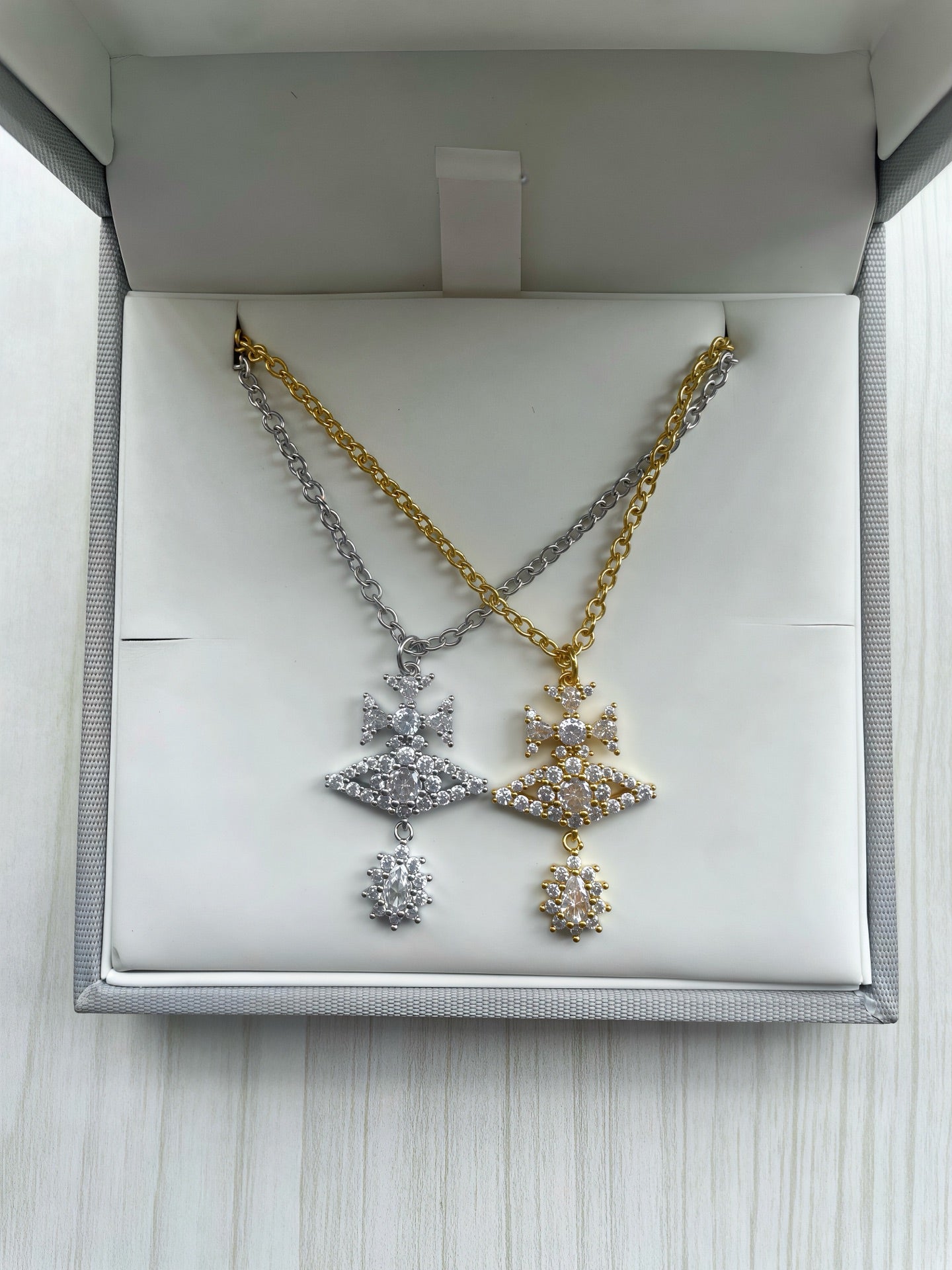 Vivienne Westwood Rhinestone Collar Necklace