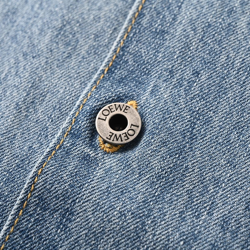 LOEWE Short-Sleeve Denim Shirt