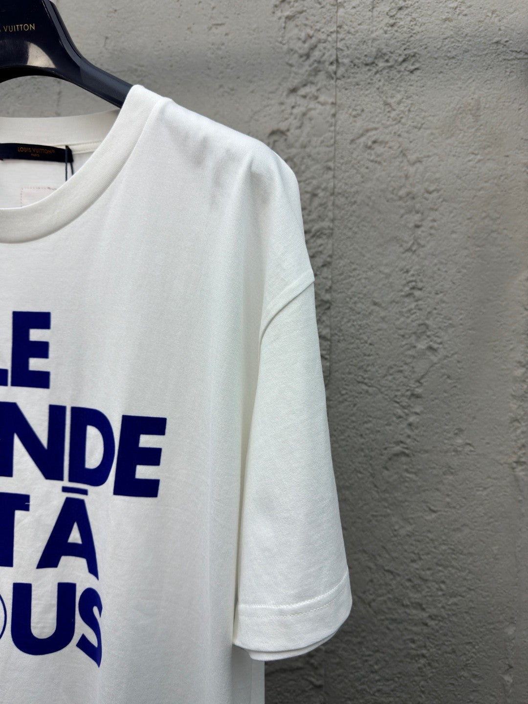 "World Earth" Flocked Short-Sleeve Tee