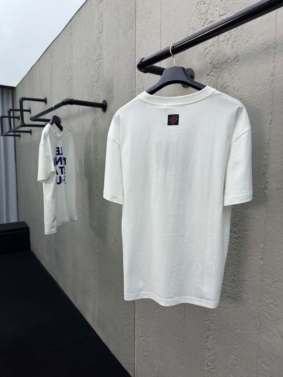 "World Earth" Flocked Short-Sleeve Tee