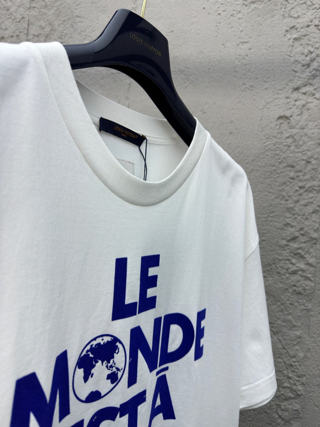 "World Earth" Flocked Short-Sleeve Tee