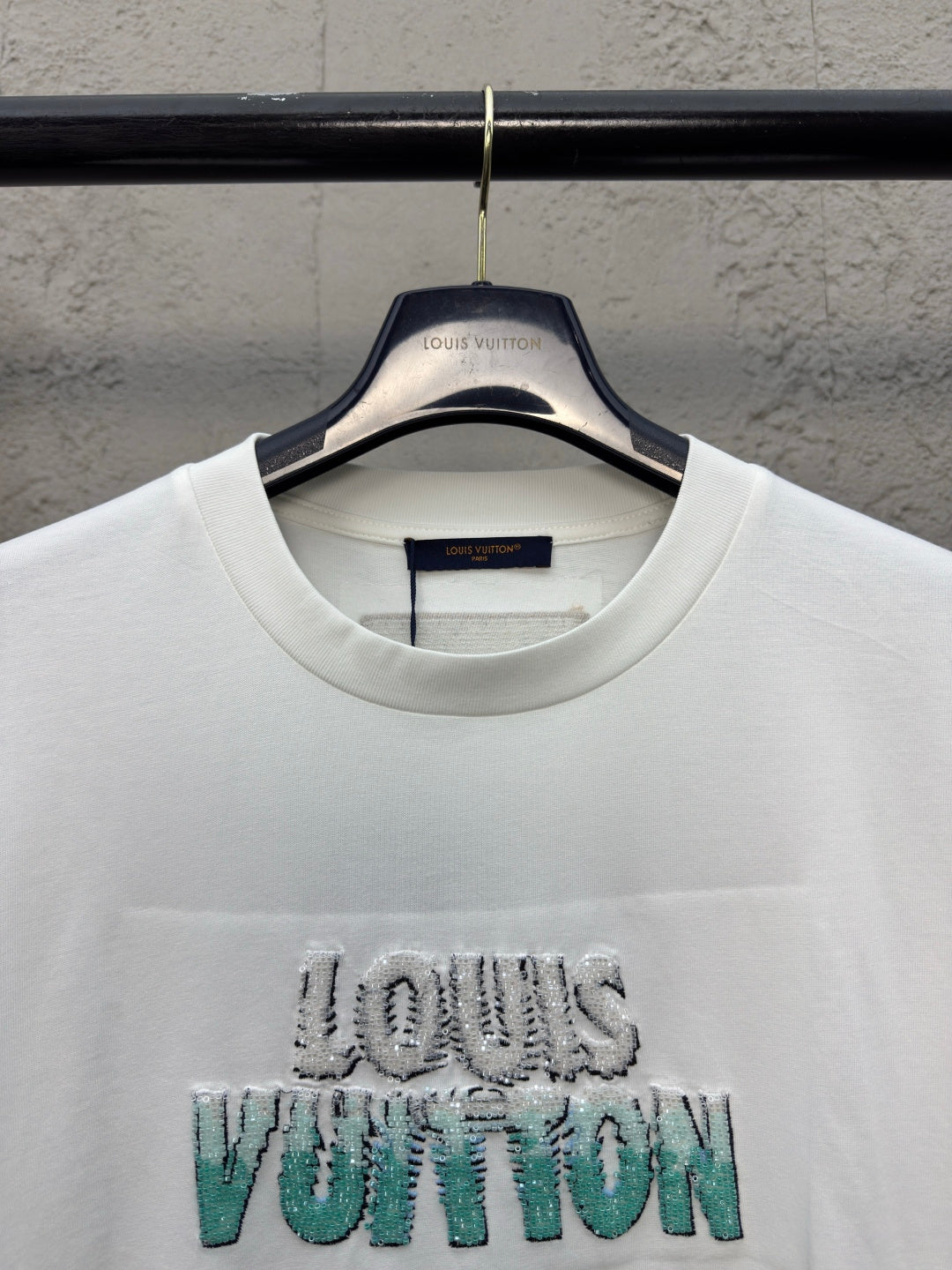 LOUIS VUITTON Beaded T-Shirt