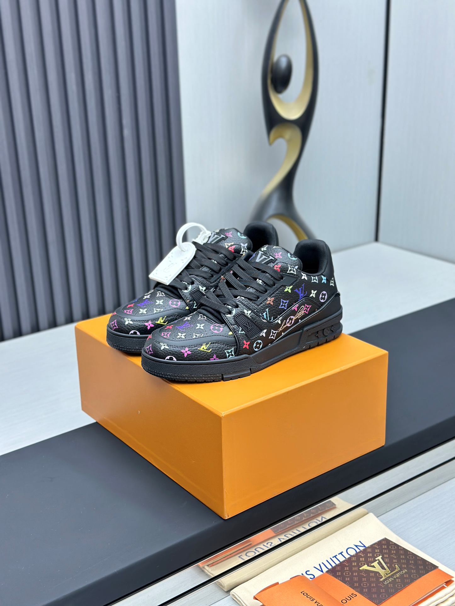 LV Classic Runway-Style Sneakers