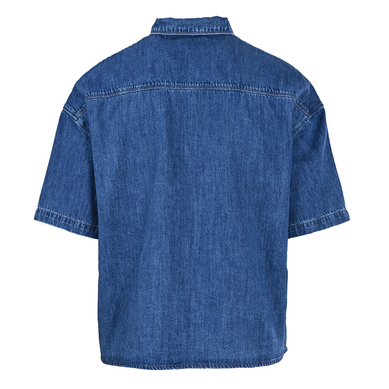 LOEWE Short-Sleeve Denim Shirt