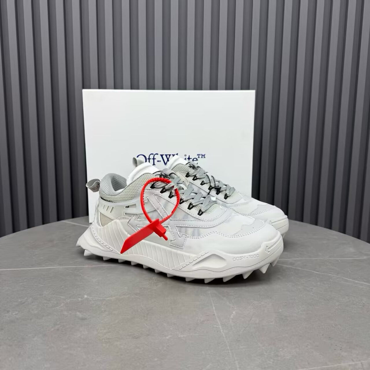 OFF-WHITE  New white sneakers for men and women