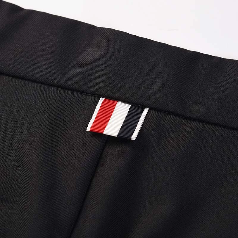 Thom BrowneMen's Suit Shorts - Signature Grosgrain Loop Tab