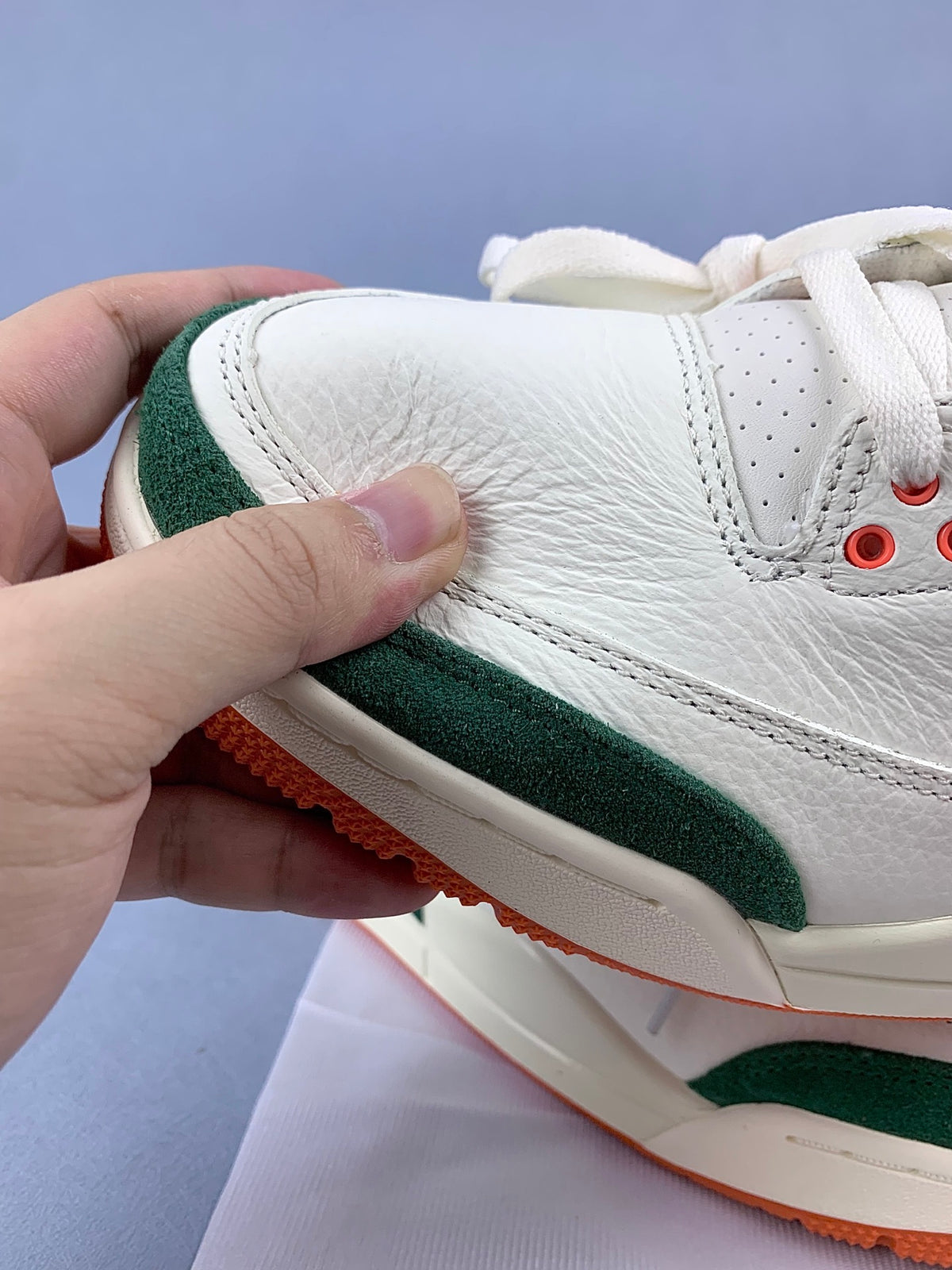 Air Jordan 3 Retro Miami (White/Green/Orange) IF4491-100