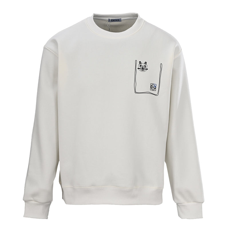 LOEWE Crewneck Pullover Sweatshirt
