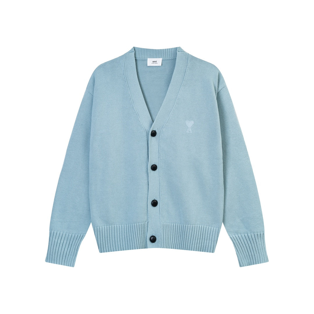 AMIPARIS Cotton & Wool Cardigan - Premium Blend Knitwear