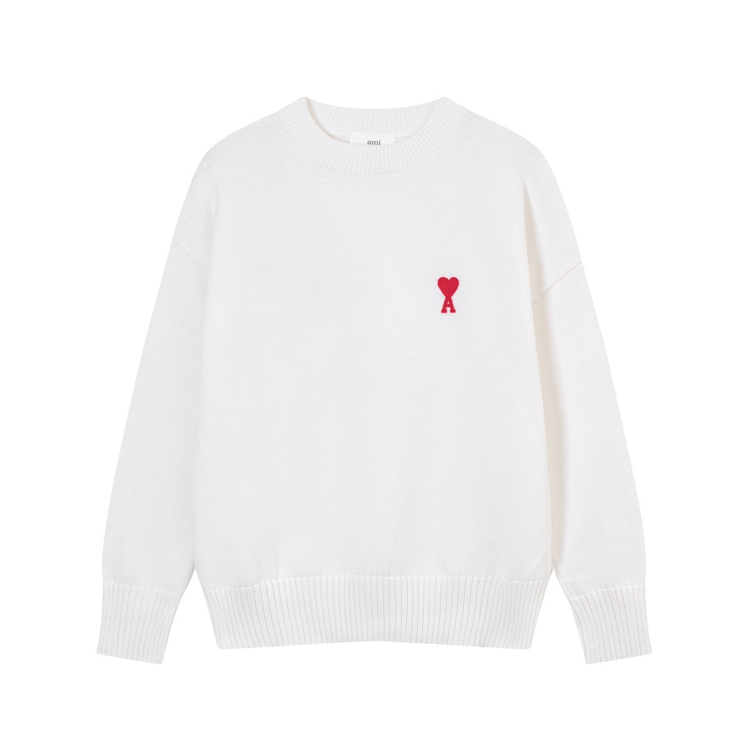 AMIPARIS Cotton & Wool Sweater - Premium Blend Knitwear
