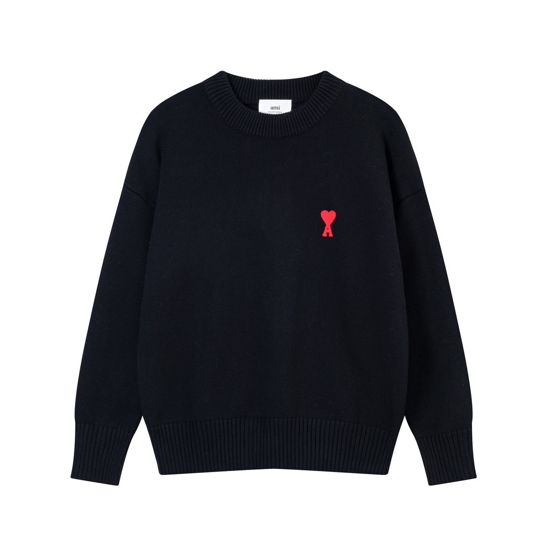 AMIPARIS Cotton & Wool Sweater - Premium Blend Knitwear