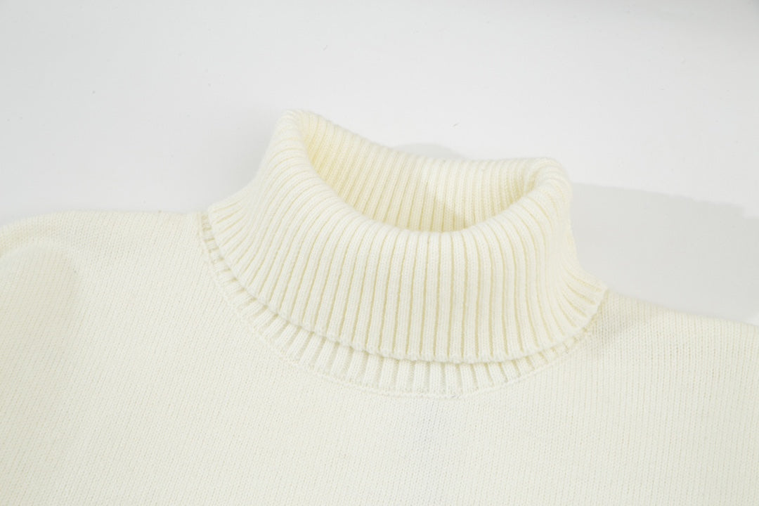 AMI PARISCotton & Wool Sweater with Heart Detail - Premium Knitwear
