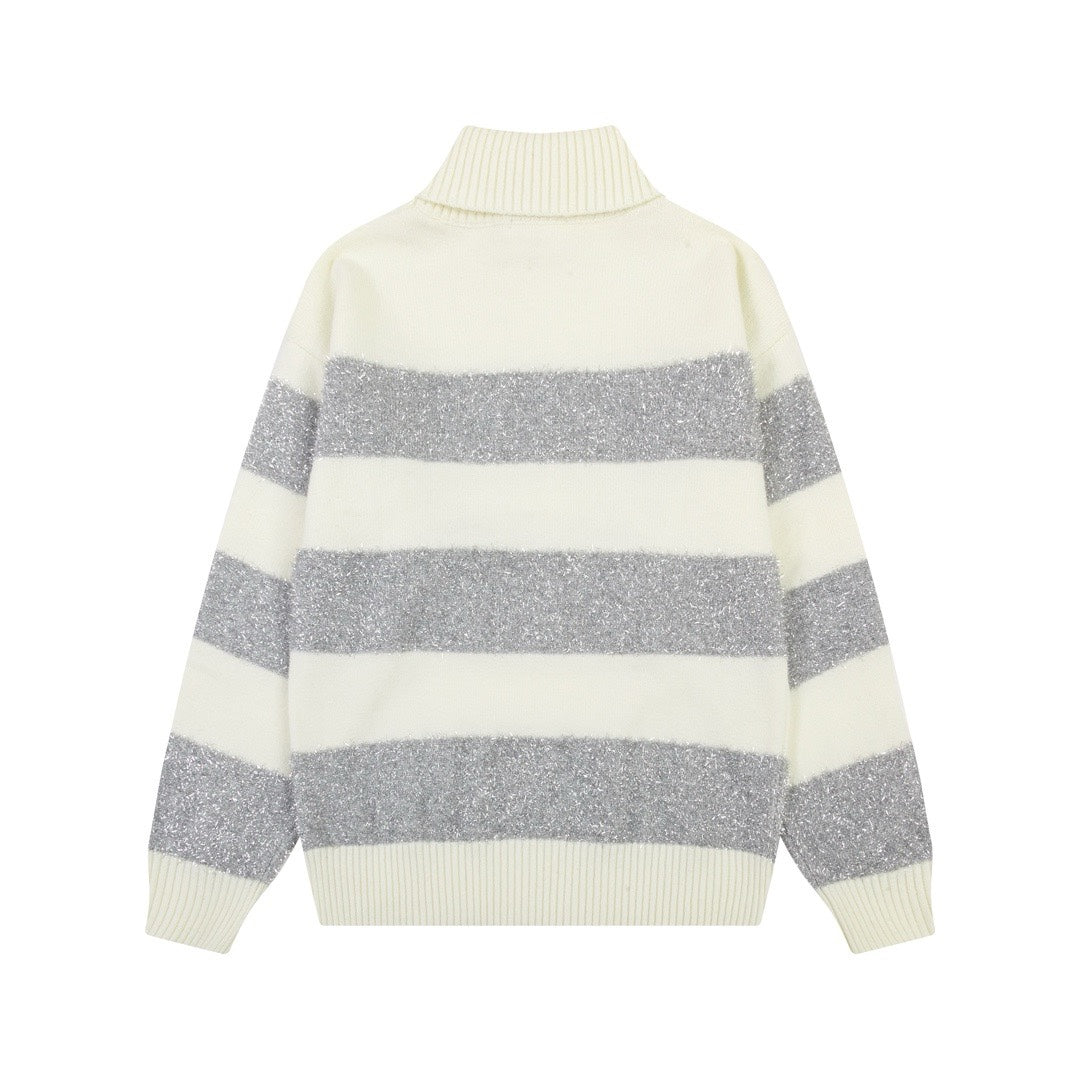 AMIPARIS Cotton & Wool Sweater - Premium Blend Knitwear