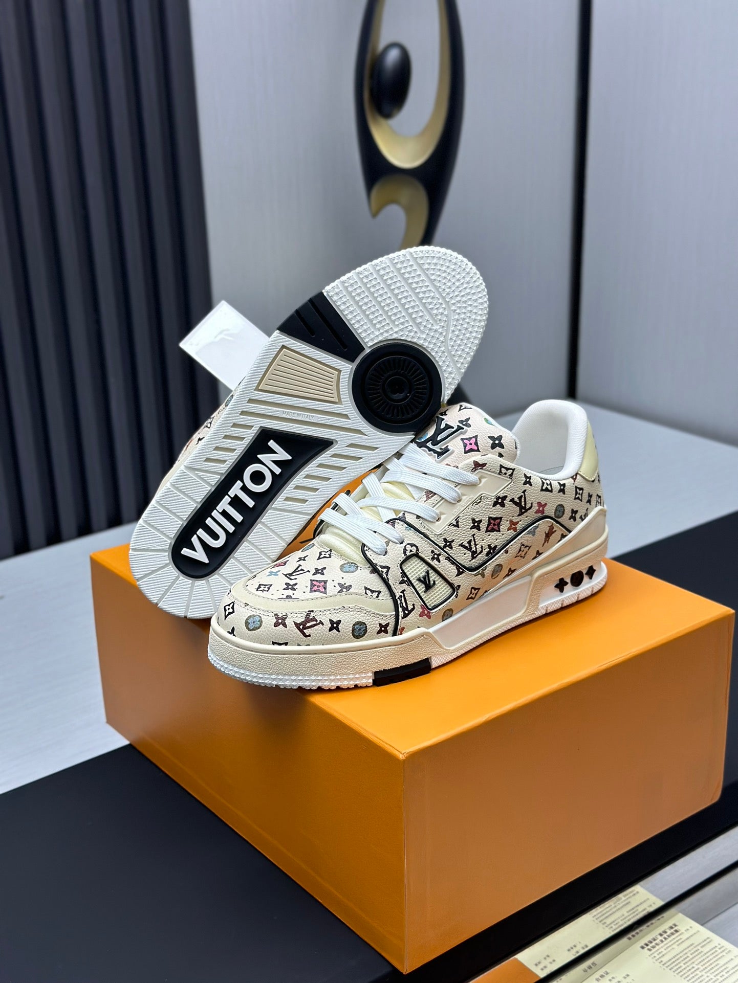 LV Classic Runway-Style Sneakers