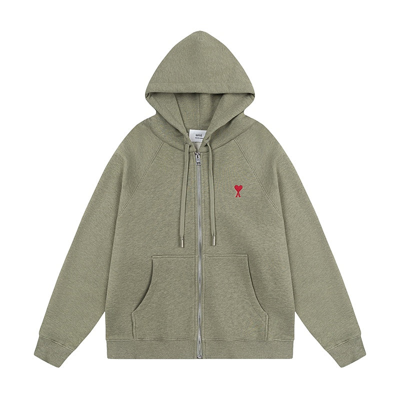 AMI PARIS cotton hoodie