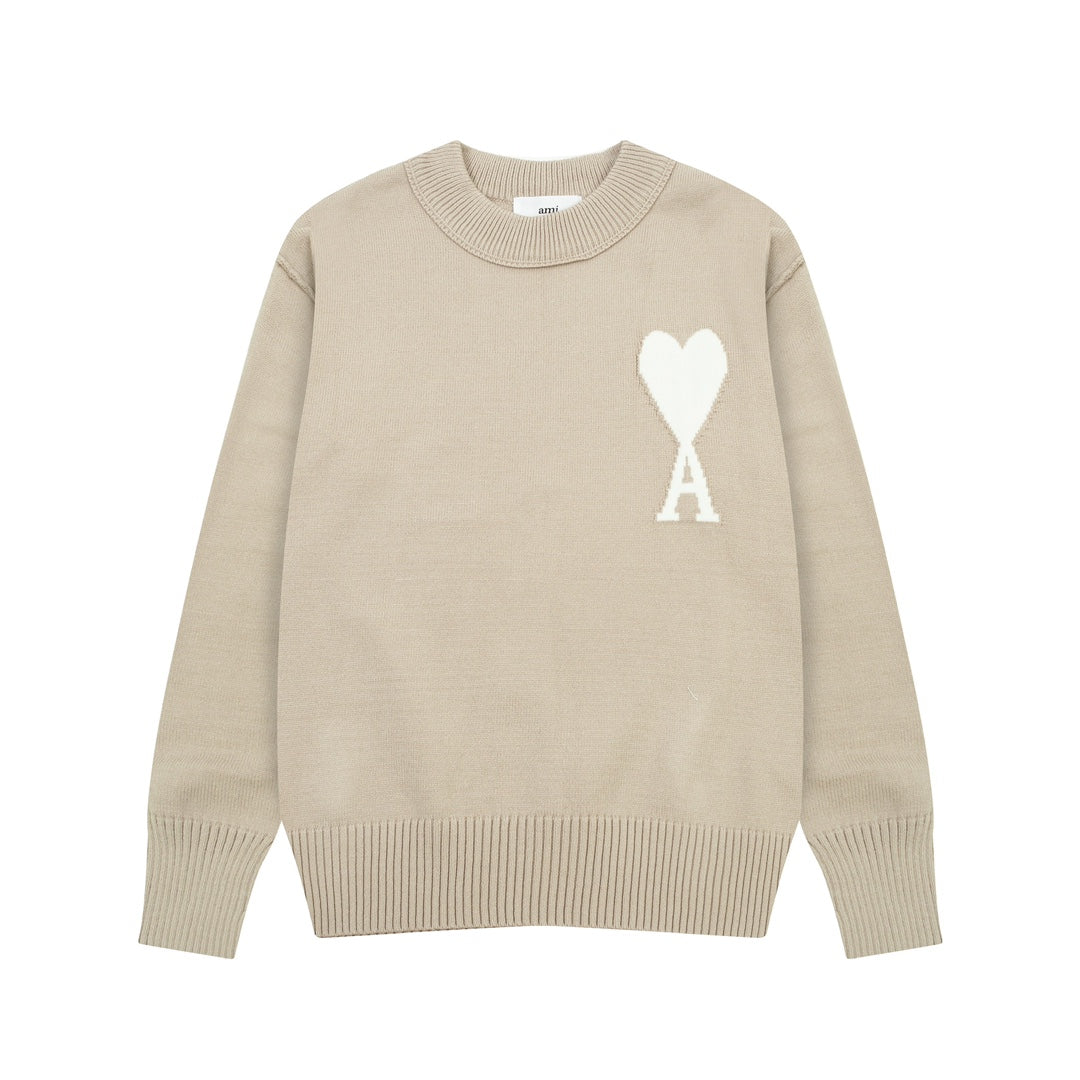 AMIPARIS Cotton & Wool Sweater - Premium Blend Knitwear