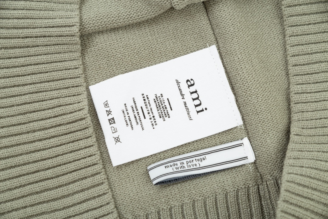 AMIPARIS Cotton & Wool Sweater - Premium Blend Knitwear