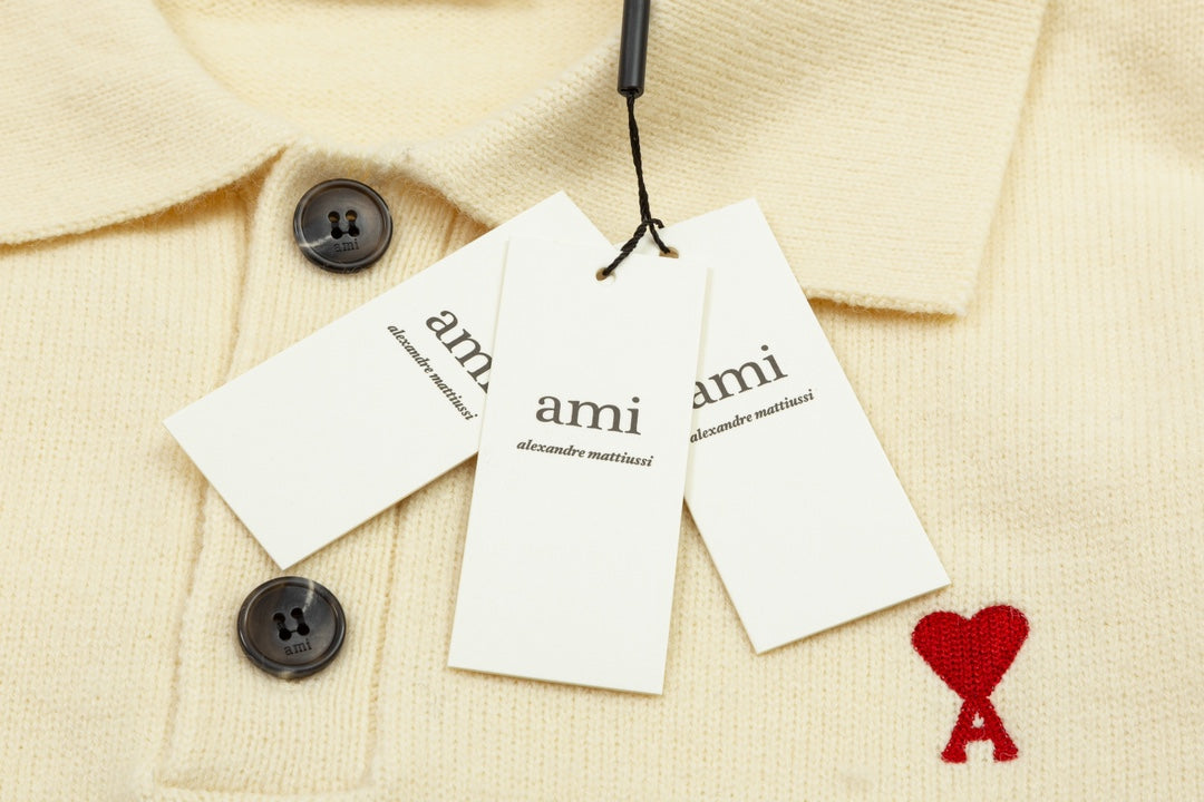 AMIPARIS Cotton & Wool Sweater - Premium Blend Knitwear