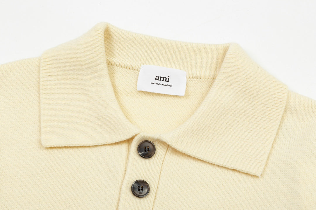 AMIPARIS Cotton & Wool Sweater - Premium Blend Knitwear
