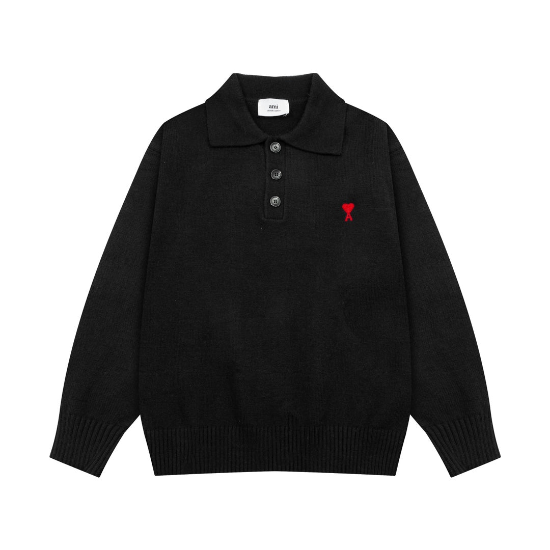 AMIPARIS Cotton & Wool Sweater - Premium Blend Knitwear