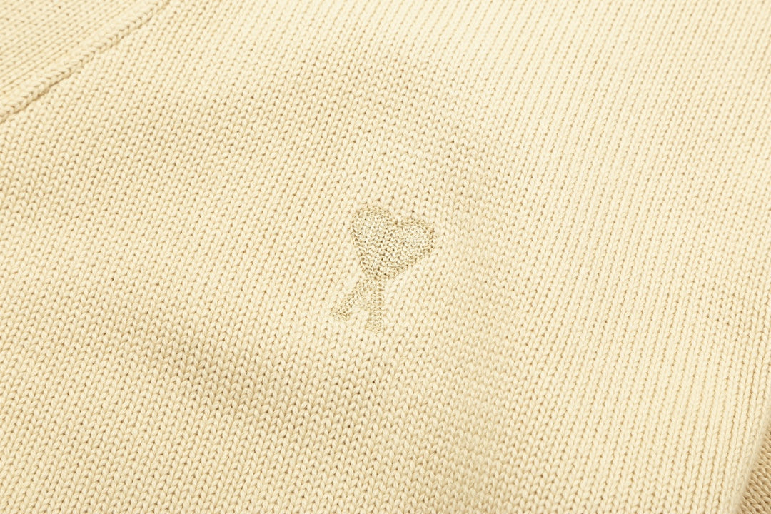 AMIPARIS Cotton & Wool Cardigan - Premium Blend Knitwear