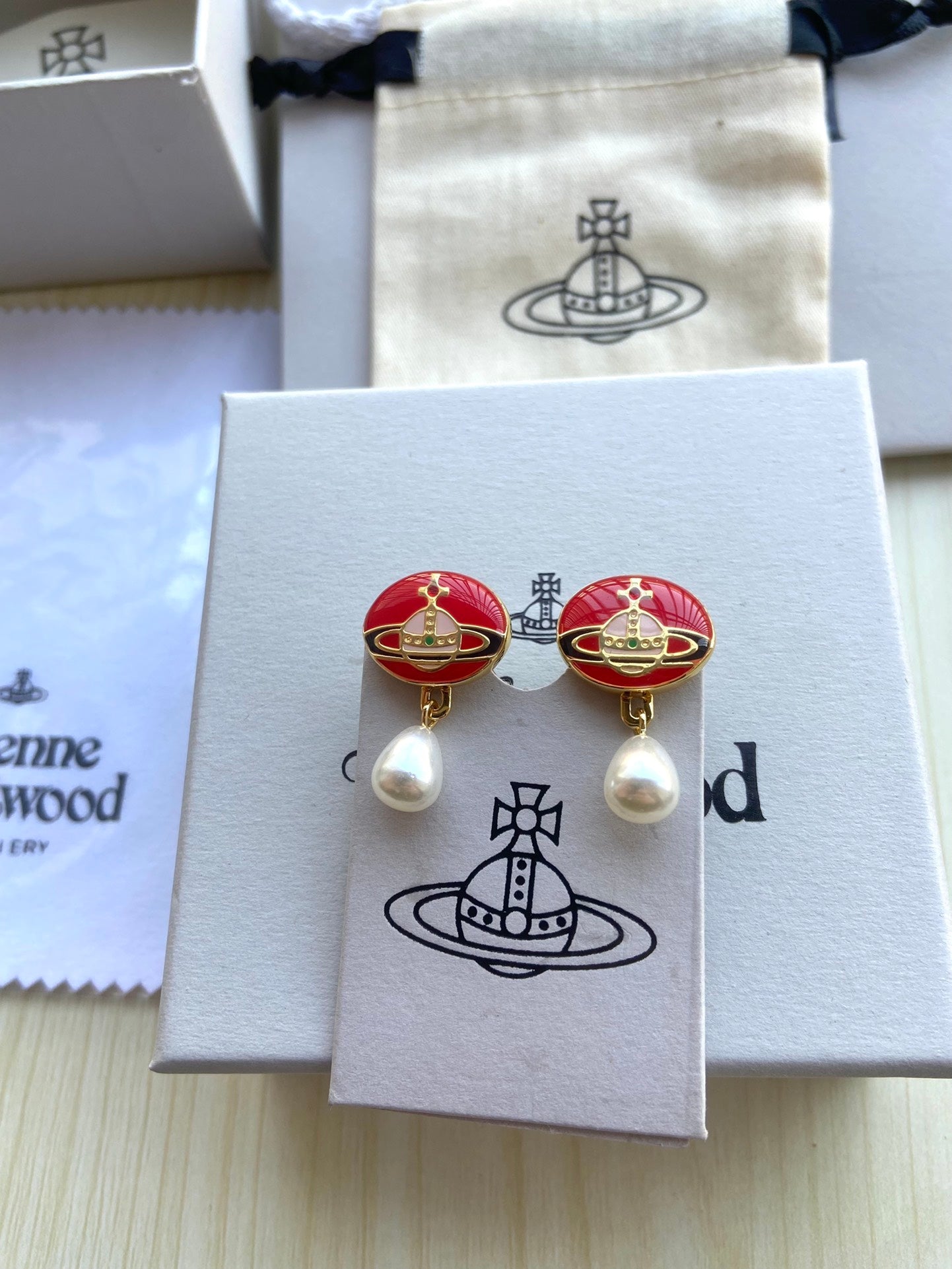 Vivienne Westwood Pearl Earrings