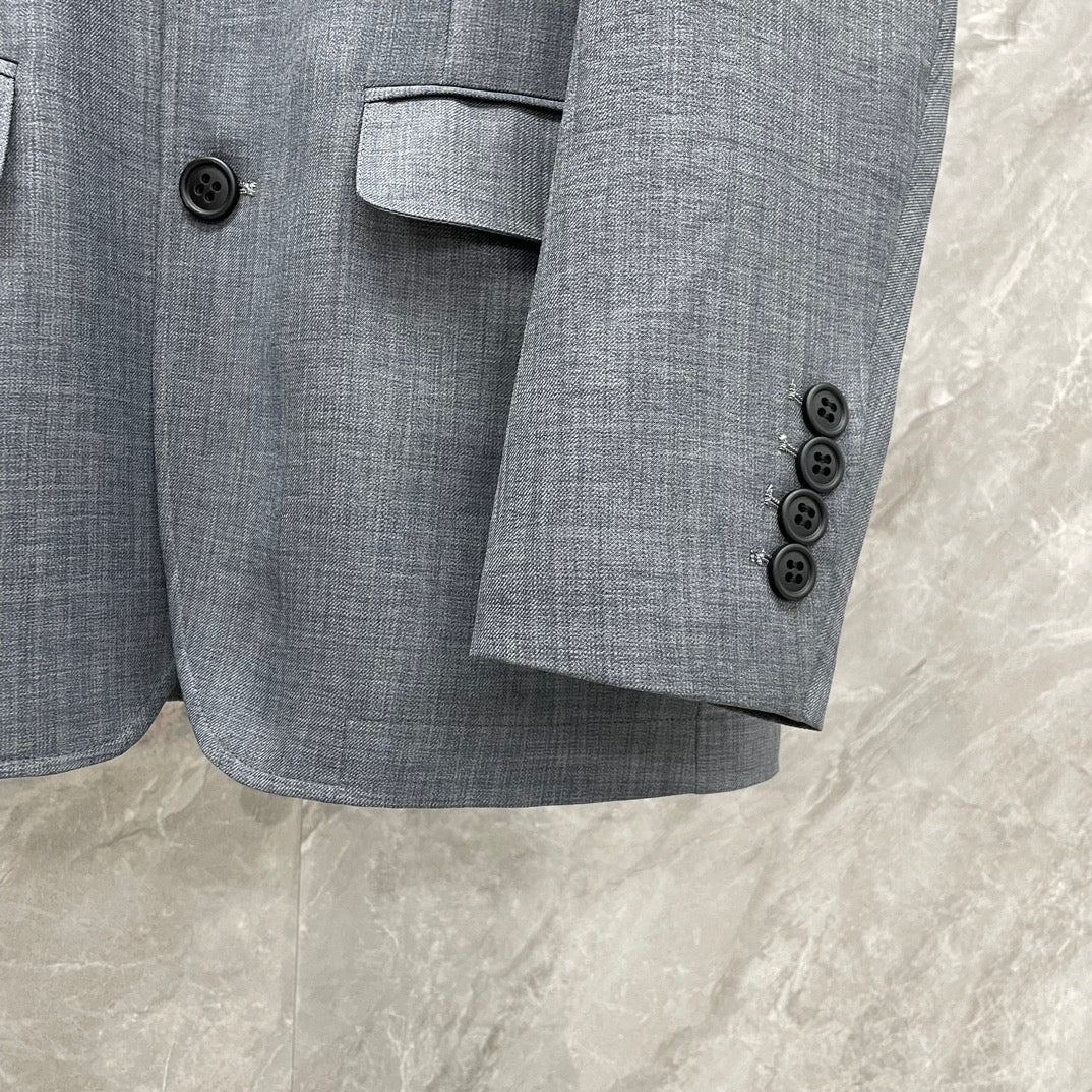 Men's 4-Bar Suit Jacket with Signature Grosgrain Detail