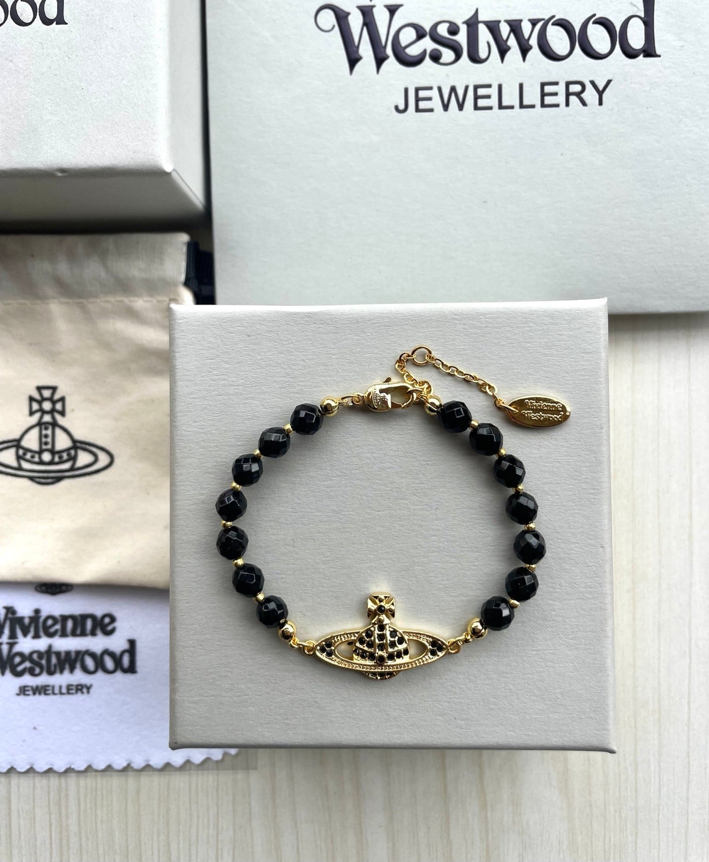 Vivienne Westwood Black Planet Bracelet