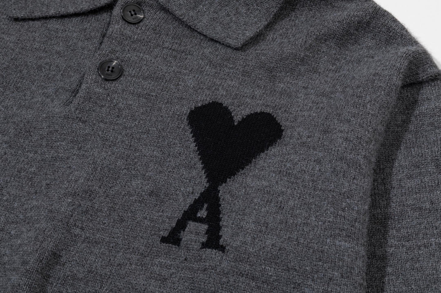 AMI PARISCotton & Wool Sweater - Premium Blend Knitwear