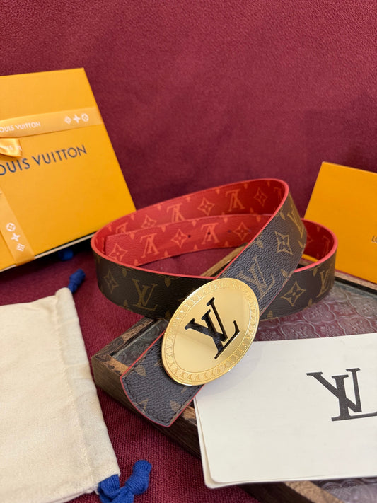 LOUIS VUITTON New Men's Brown Belt