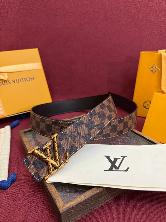 LOUIS VUITTON New Men's Brown Belt