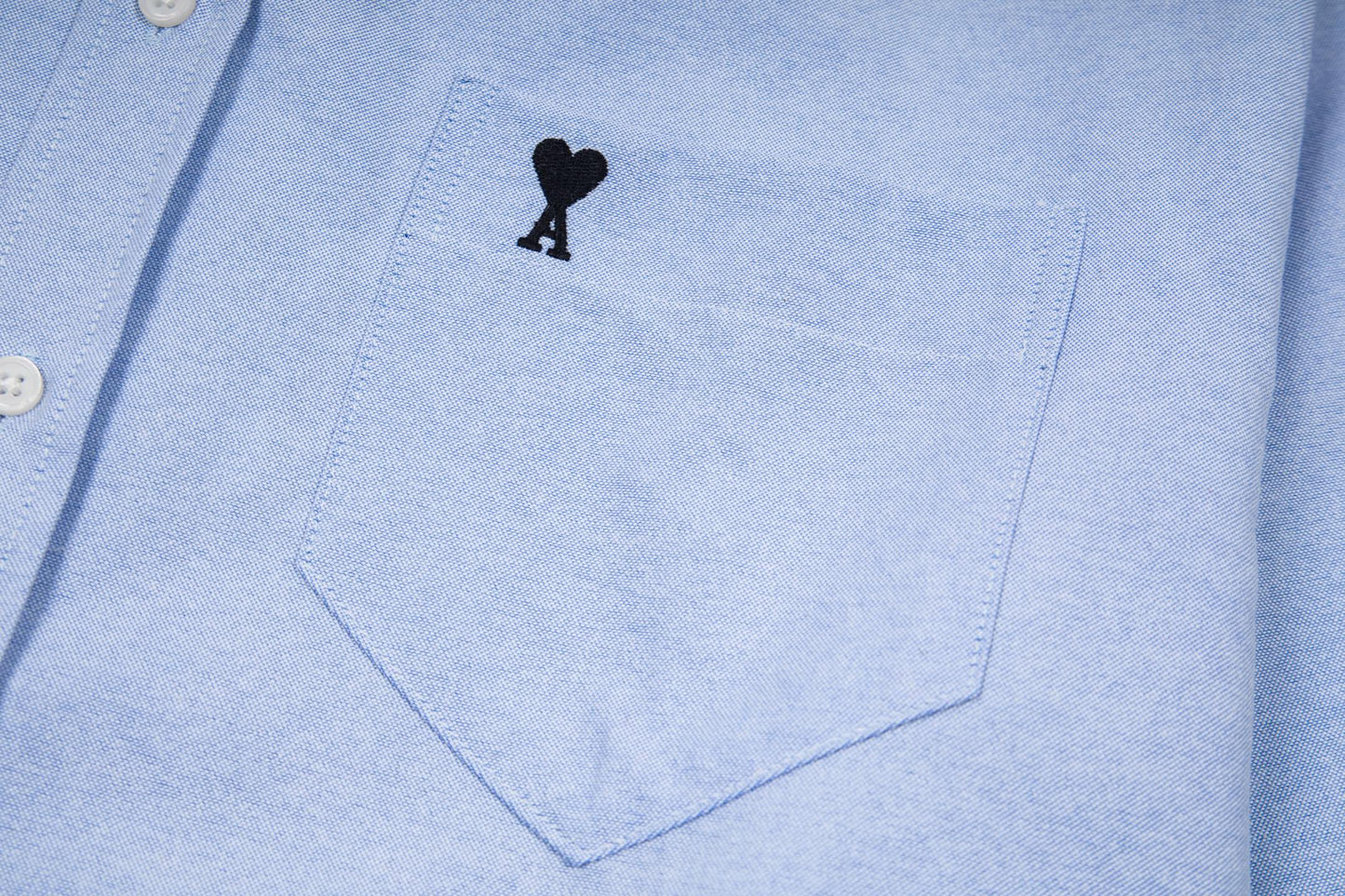 AMI PARIS Simple Couple Shirts - Matching Cotton Shirts