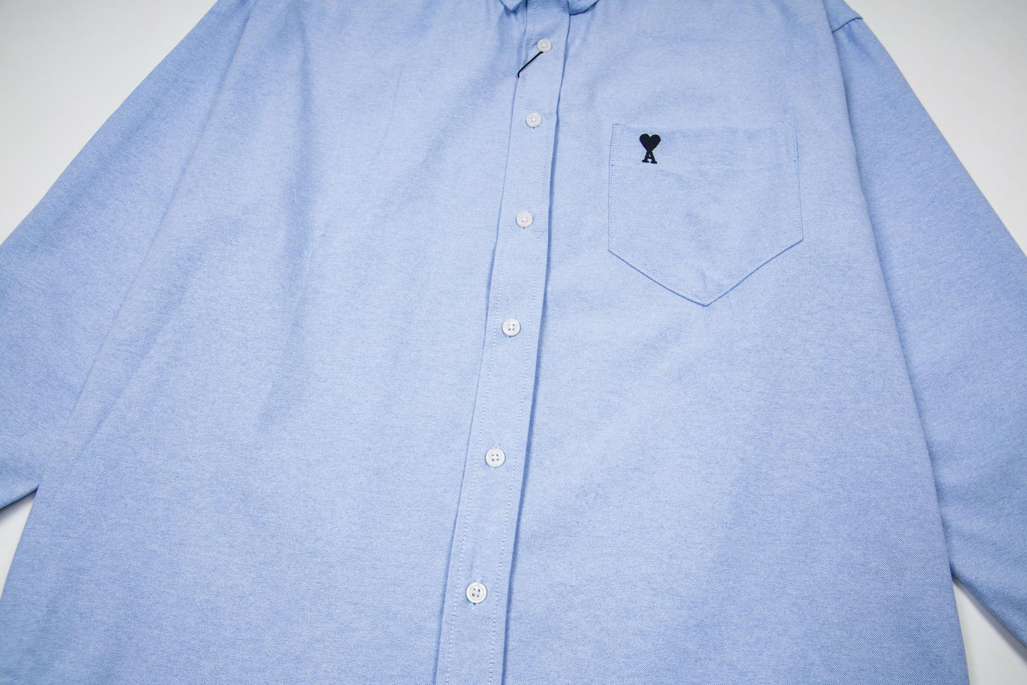 AMI PARIS Simple Couple Shirts - Matching Cotton Shirts
