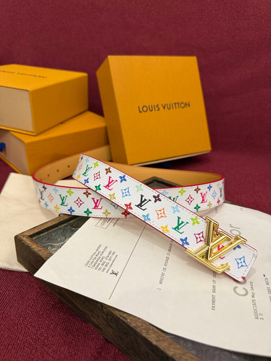 LOUIS VUITTON Men's Classic Monogram Belt