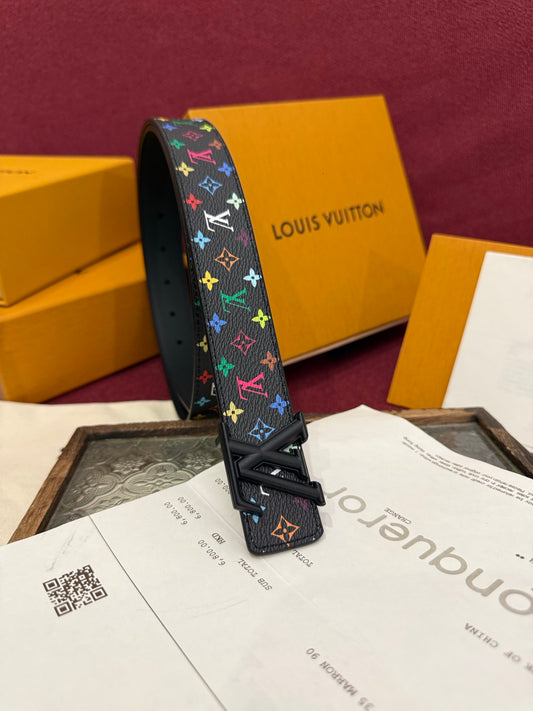 LOUIS VUITTON Men's Classic Monogram Belt