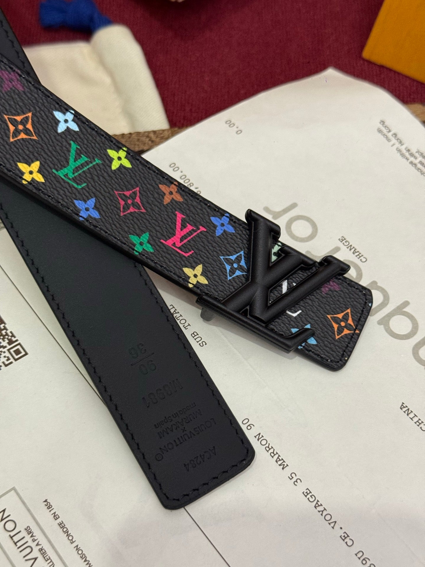 LOUIS VUITTON Men's Classic Monogram Belt