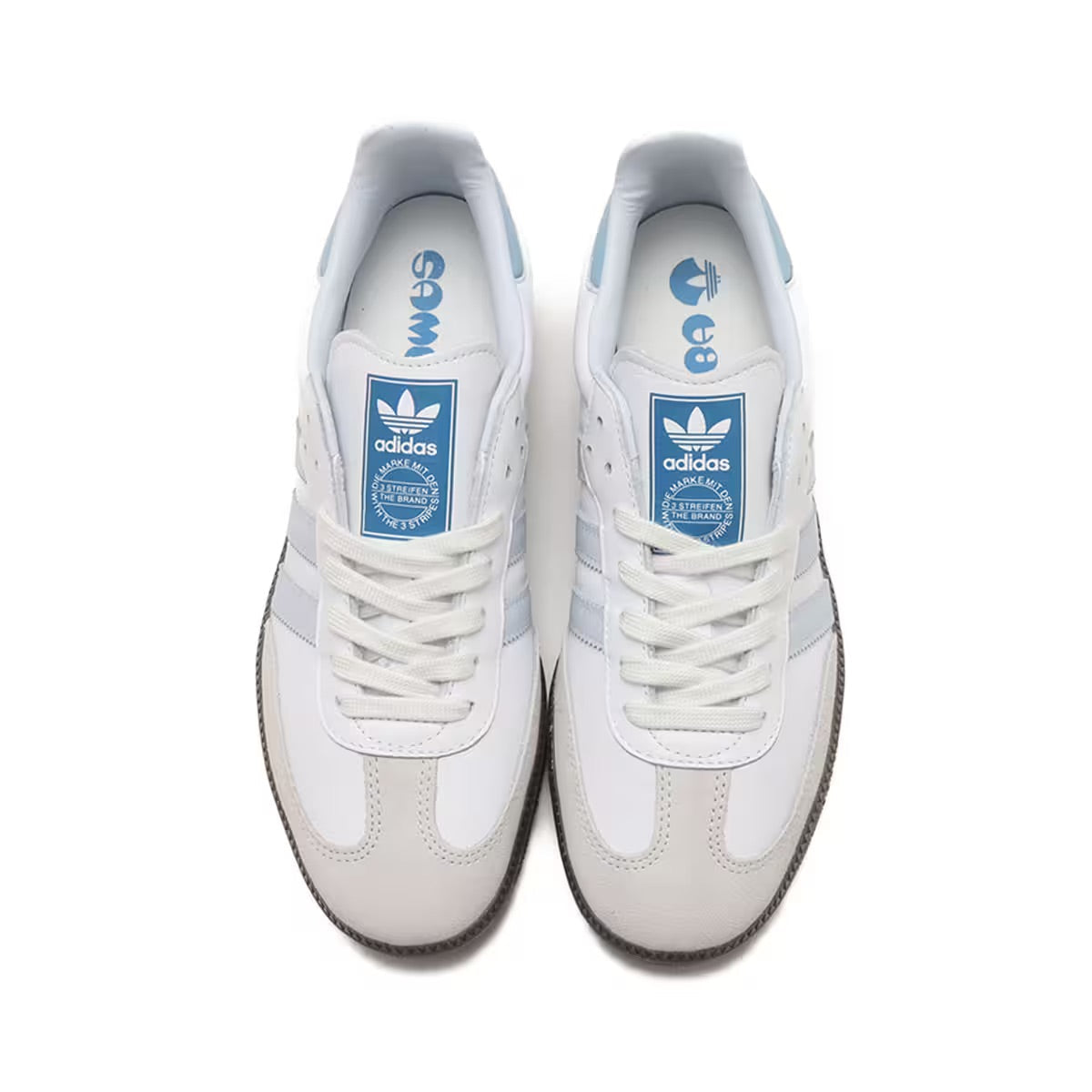 adidas Samba OG White Halo Blue Gum ID2055 - Image 3