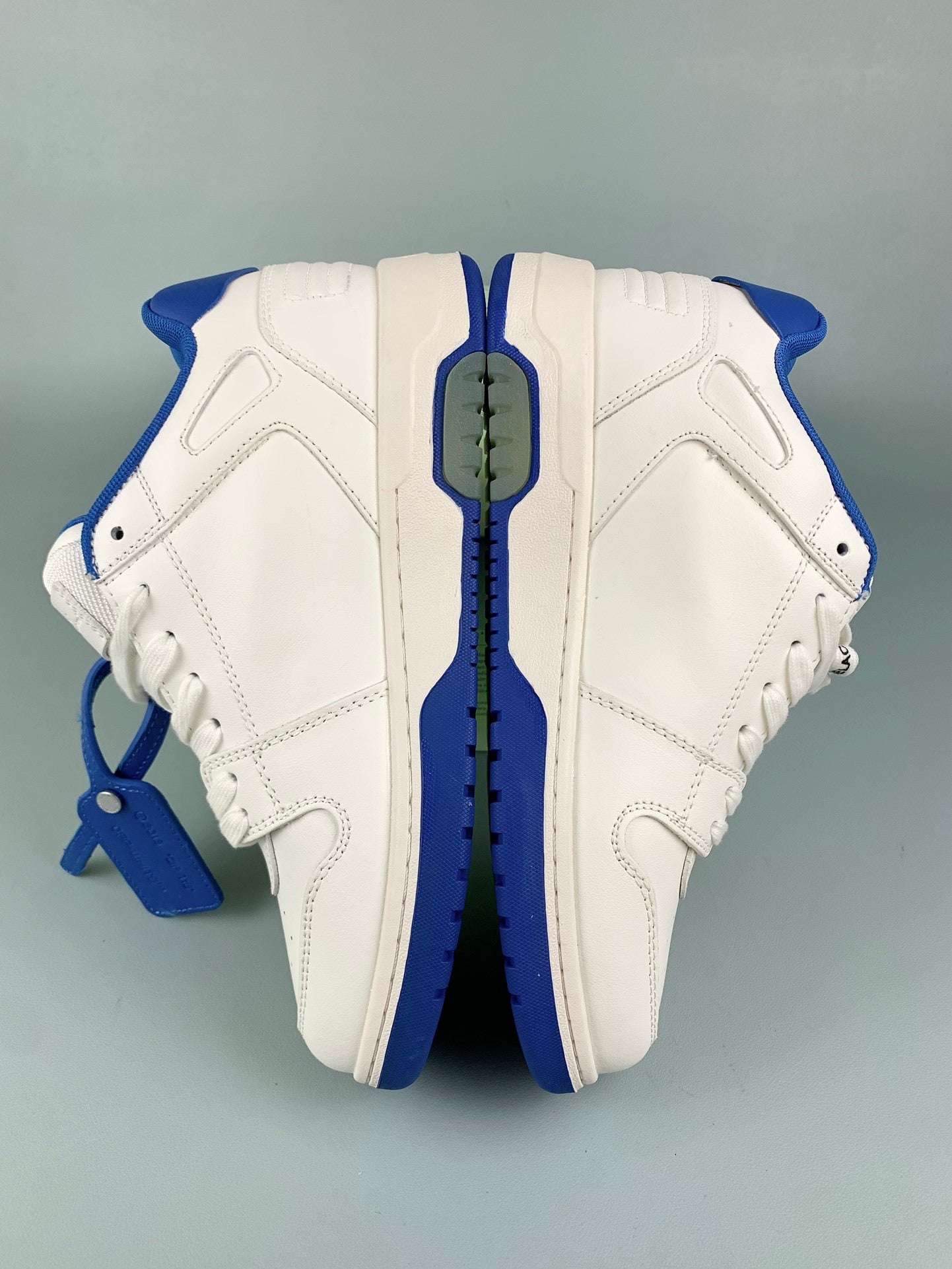Off-White White/Blue Sneakers (Runs half a size small)