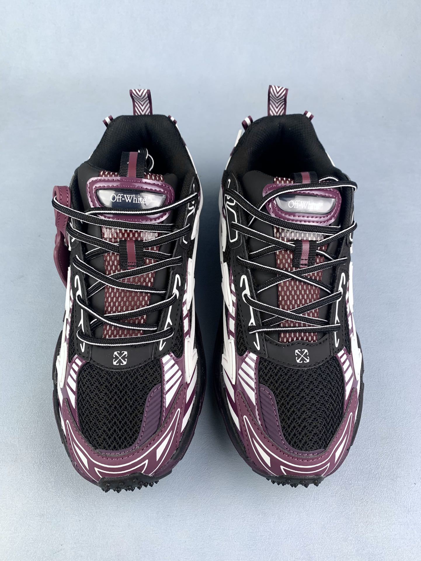Off-White Burgundy Sneakers
