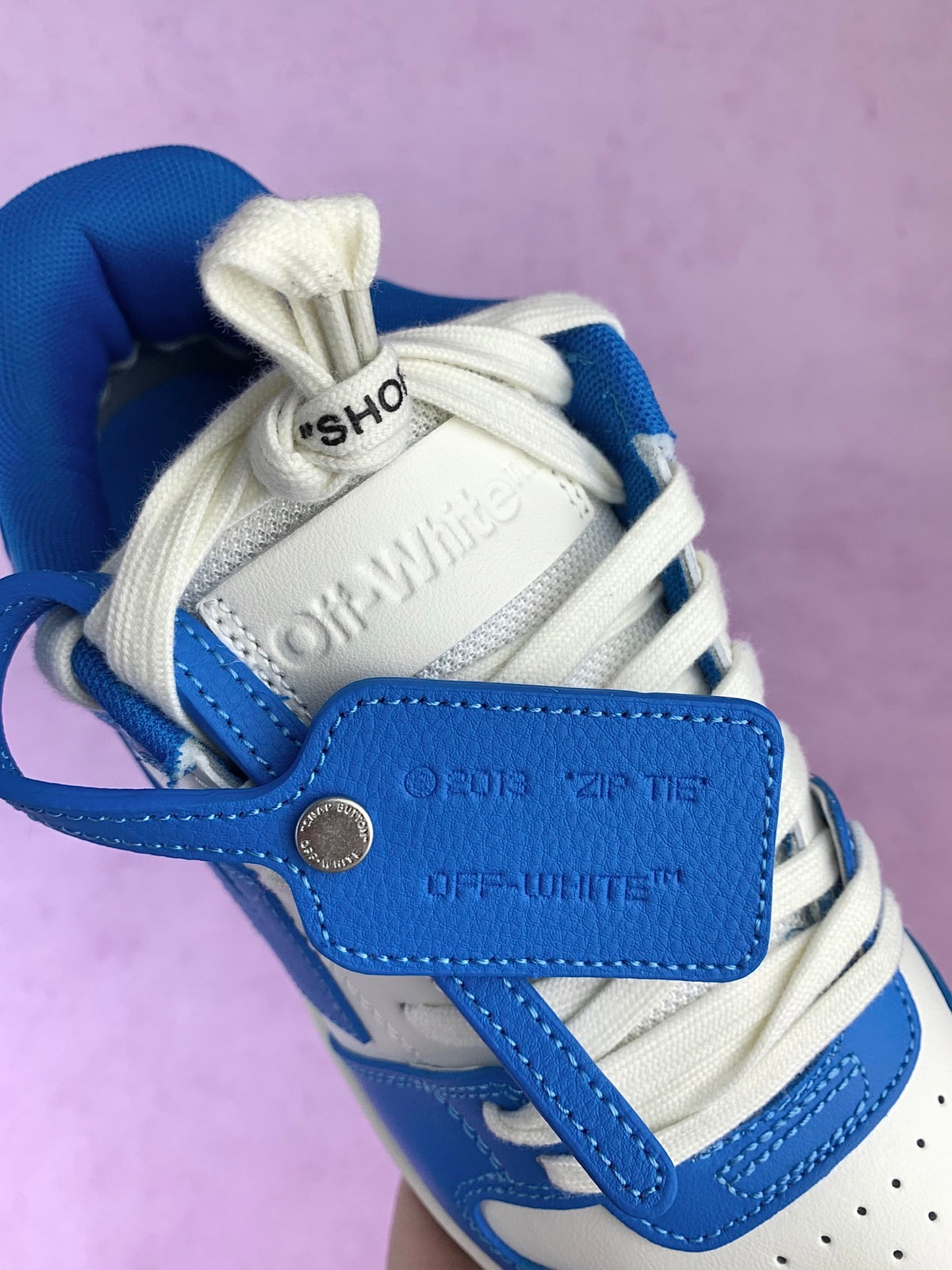 Off-White Blue Arrow Sneakers