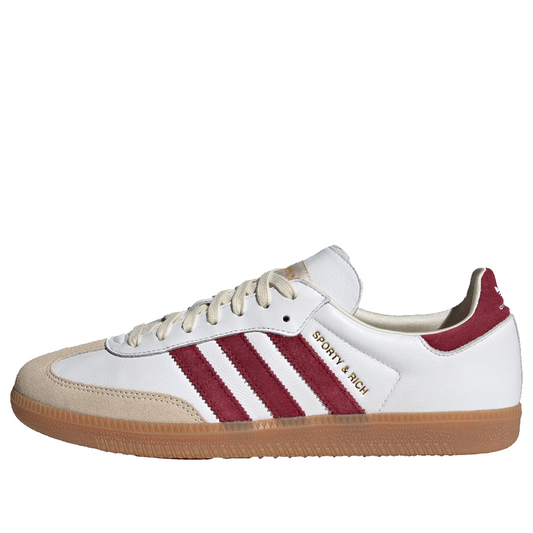 adidas x Sporty & Rich Samba OG 'White Collegiate Burgundy' IF5660