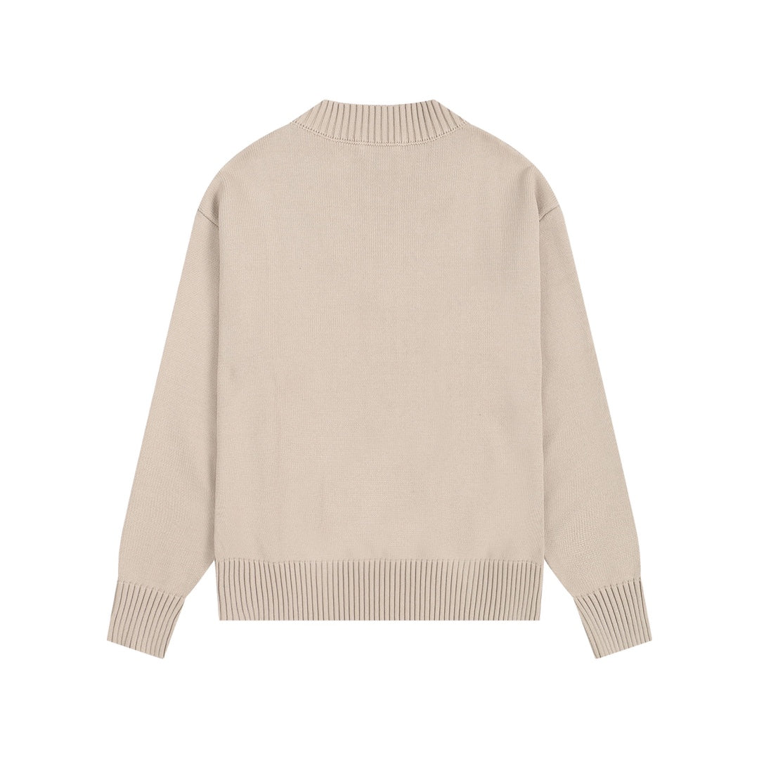 AMI PARIS Cotton and wool sweater
