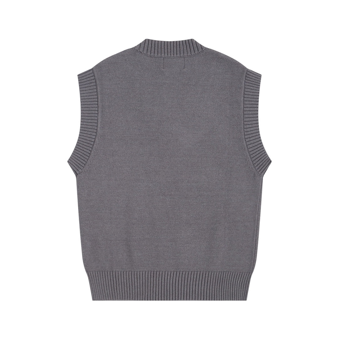 AMIPARIS Sweater Vest - Premium Cotton & Wool Blend