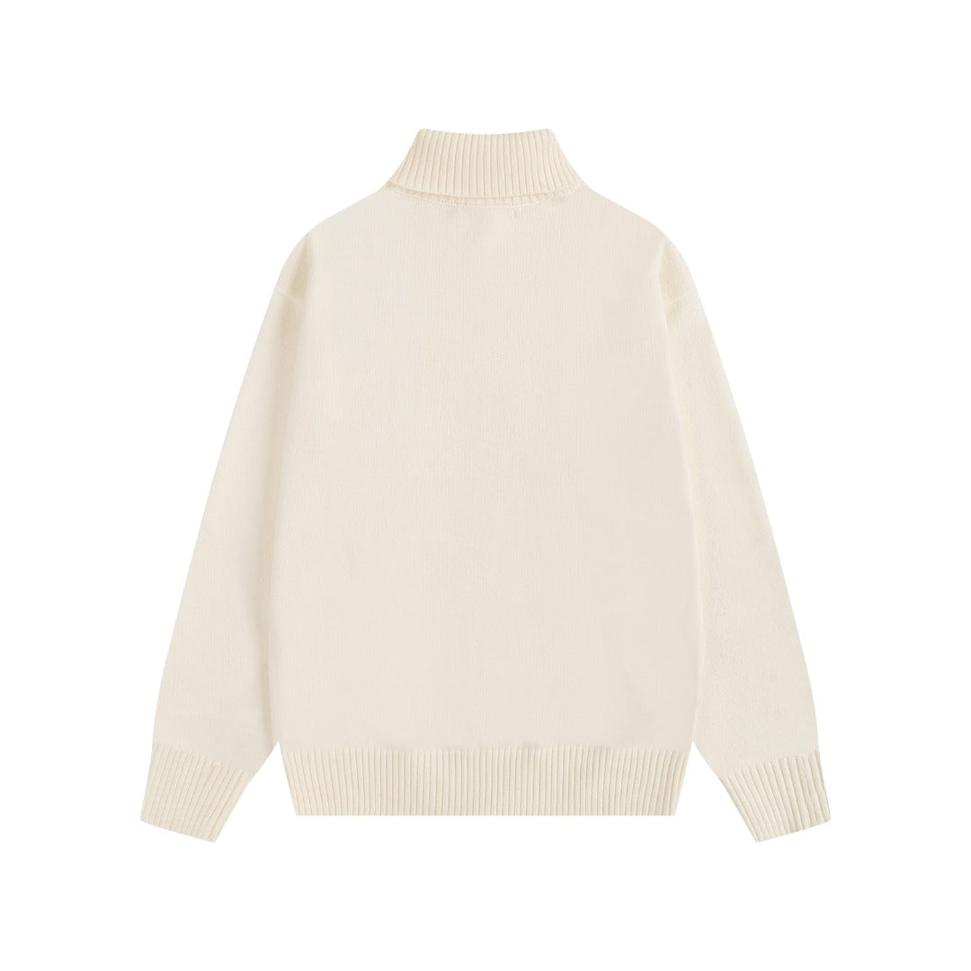 AMIPARIS Cotton & Wool Sweater - Premium Blend Knitwear