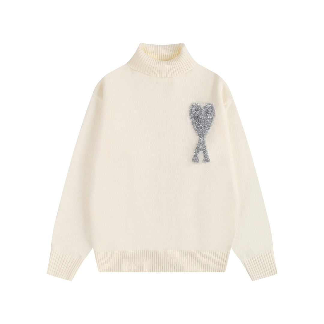 AMIPARIS Cotton & Wool Sweater - Premium Blend Knitwear