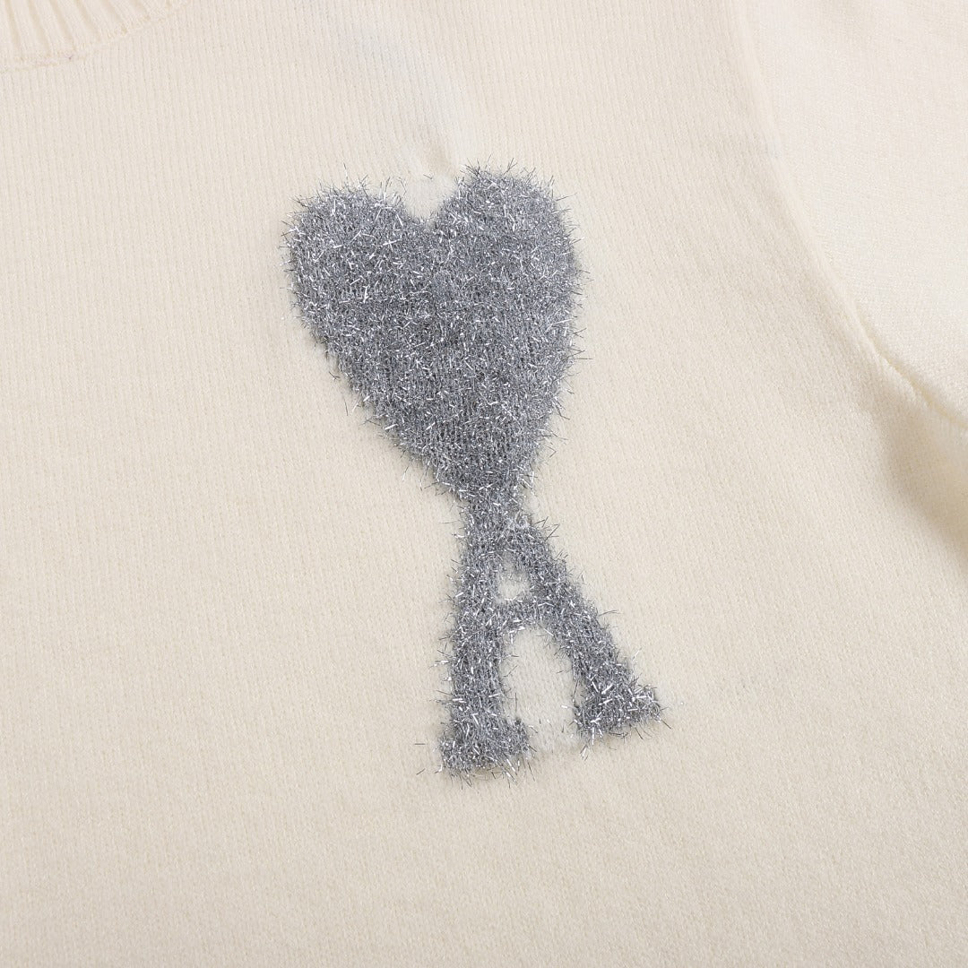 AMIPARIS Cotton & Wool Sweater - Premium Blend Knitwear
