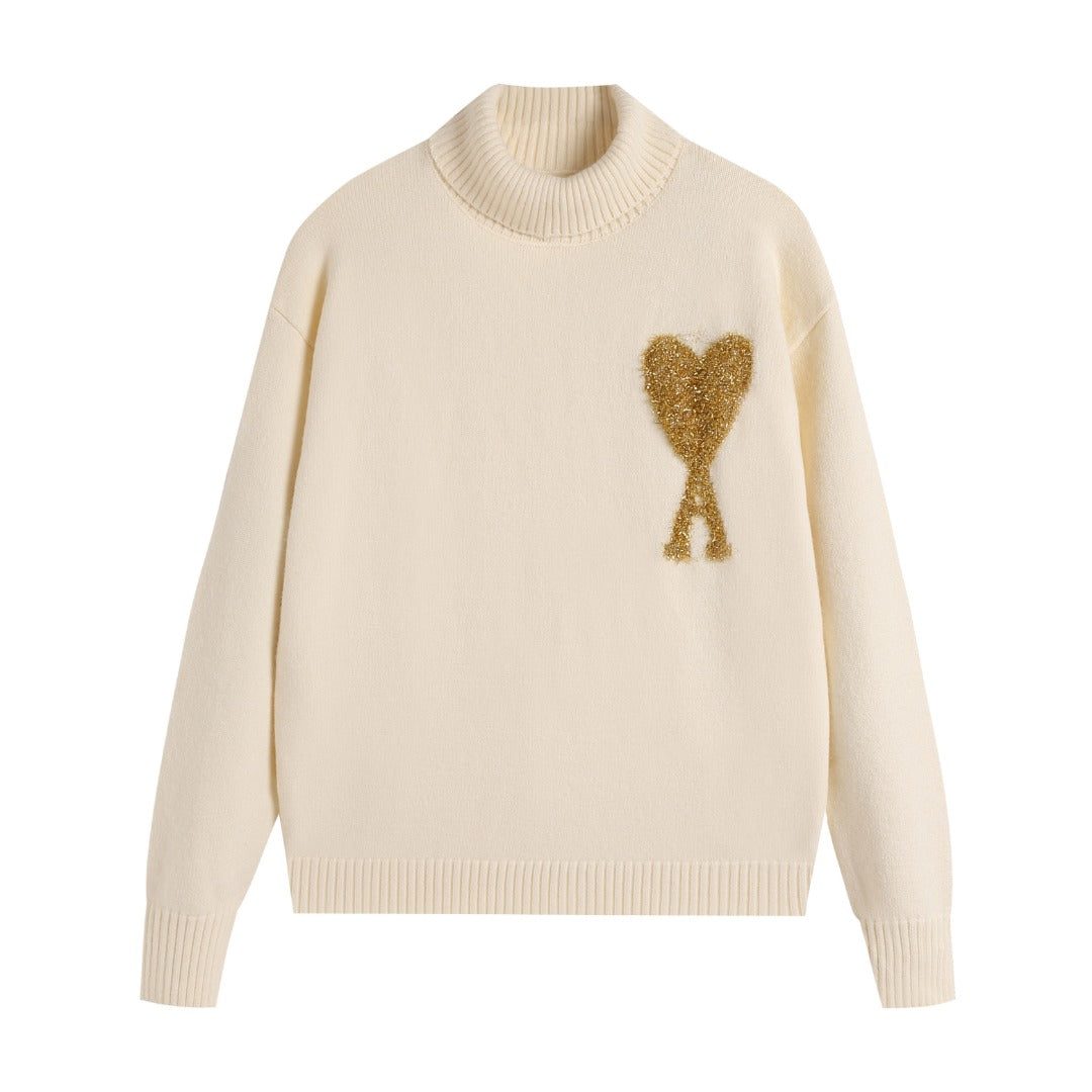 AMIPARIS Cotton & Wool Sweater - Premium Blend Knitwear